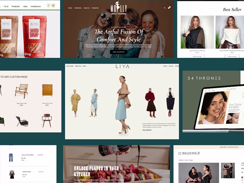 Cover image for Ecommerce websites design