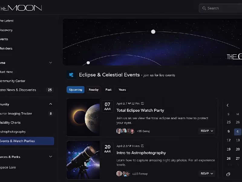 Cover image for Designed an immersive community platform
