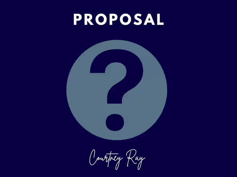 Cover image for Proposal