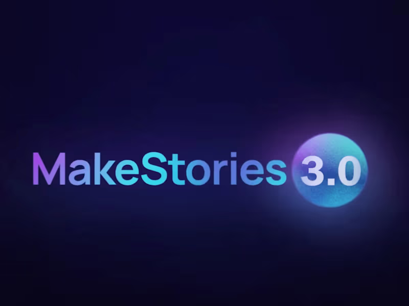 Cover image for Intro Video for MakeStories 3.0