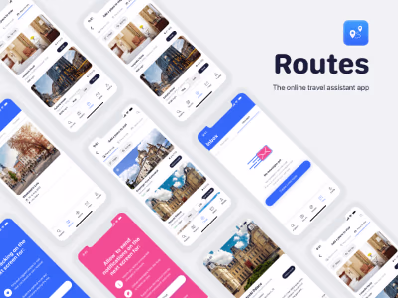 Cover image for UI/UX design for travel app