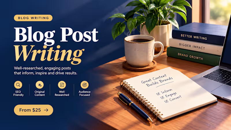 Cover image for Blog Post Writing