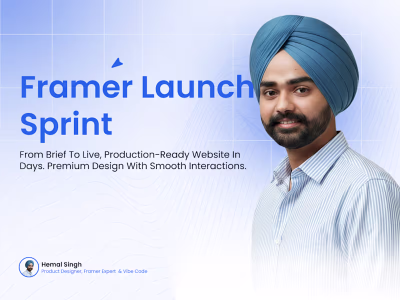 Cover image for Framer Launch Sprint
