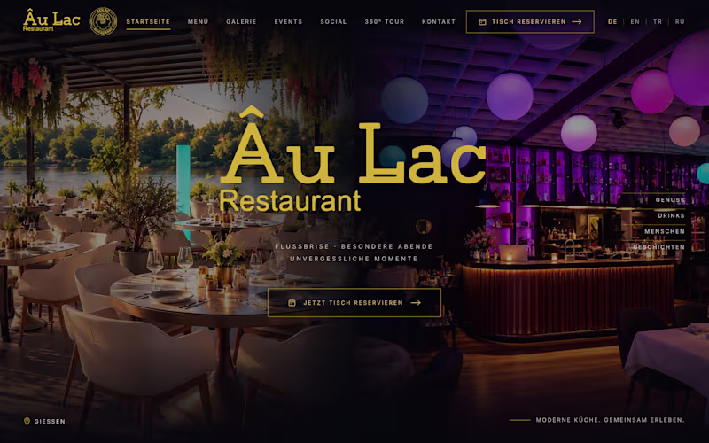 Cover image for Âu Lac Restaurant Website