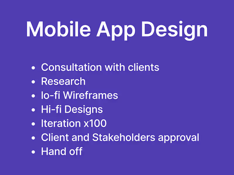 Cover image for Mobile App Design