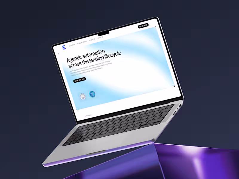 Cover image for Website Design for an AI SaaS Startup