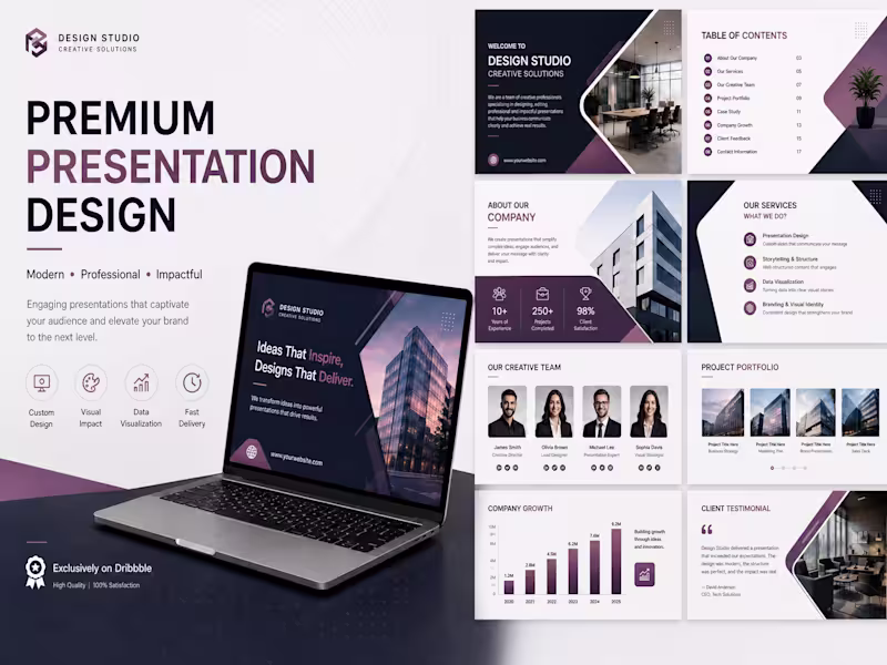Cover image for Premium Corporate Presentation Design |