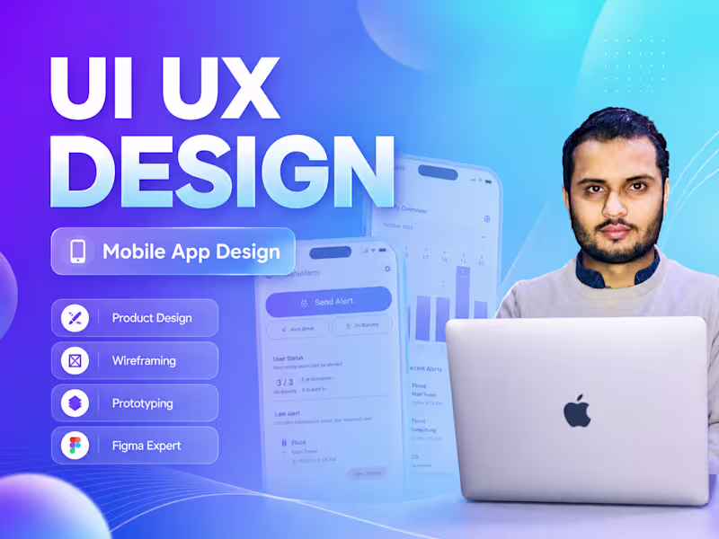 Cover image for I will create stunning user friendly mobile app UI UX design
