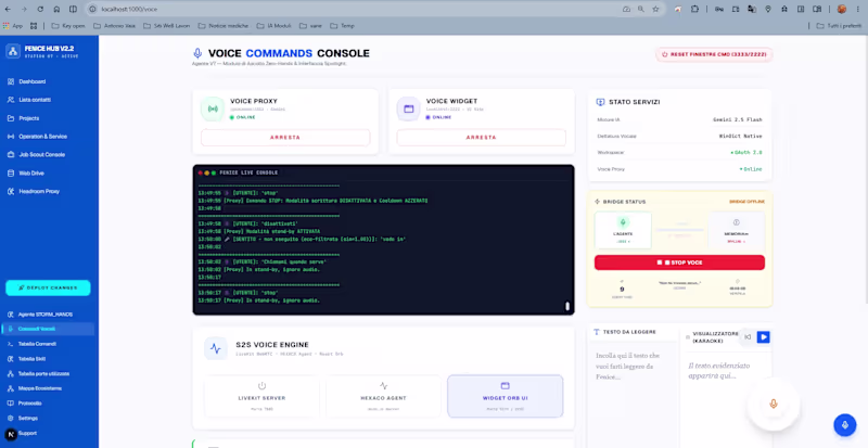 Cover image for Voice Commands Console - Enterprise