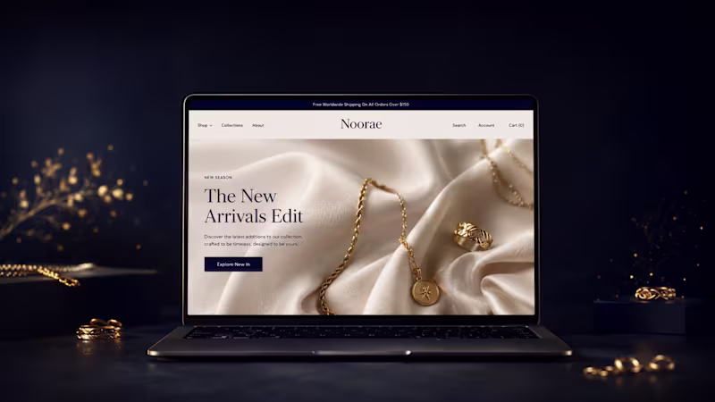 Cover image for Noorae – Premium Jewelry Shopify Store Design