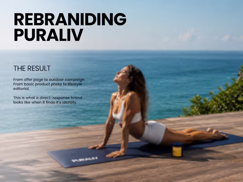 Cover image for Brand repositioning campaign for Puraliv