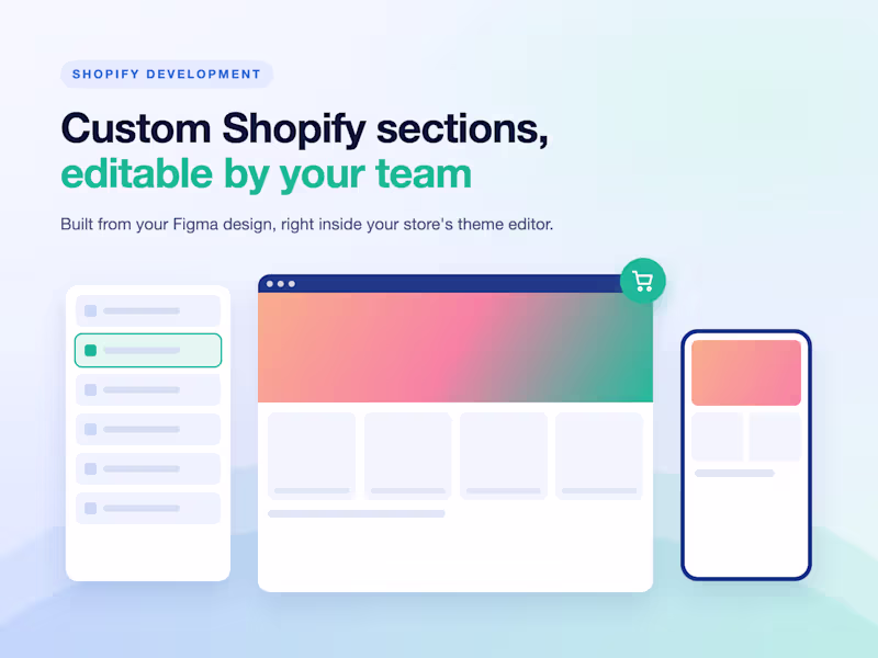 Cover image for Custom Shopify Store Development, Figma to Theme