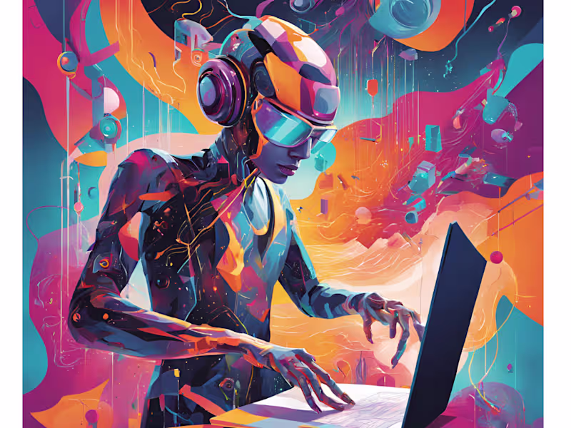 Cover image for Your right hand lady, your AI artist 