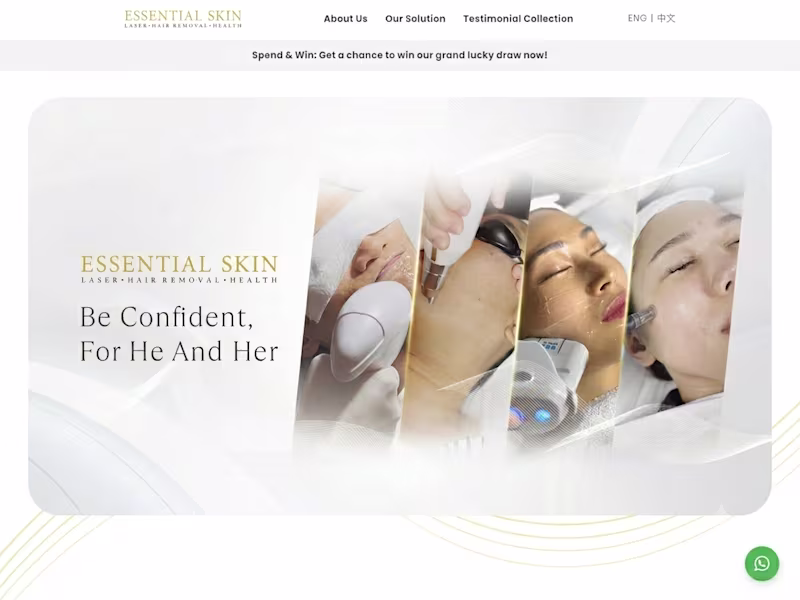 Cover image for Developed a responsive aesthetic clinic
