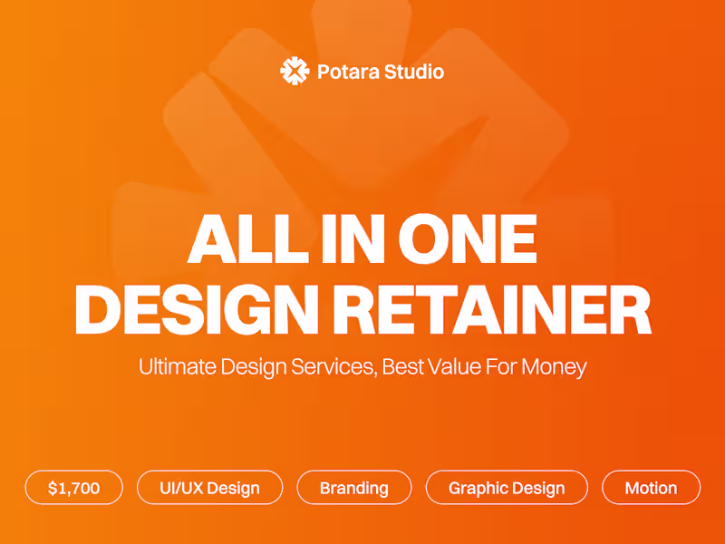 Cover image for All In One Design Retainer [Monthly]