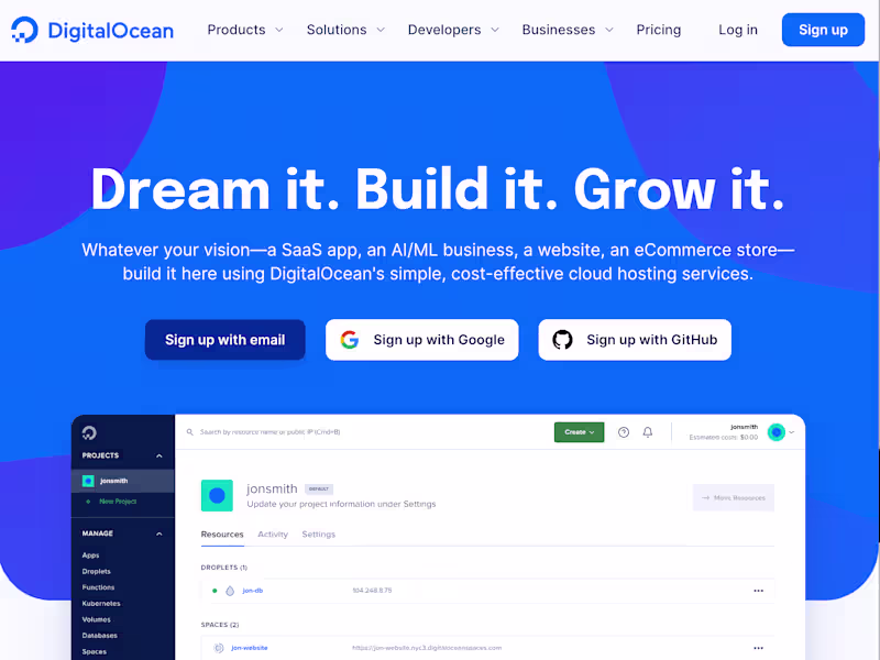 Cover image for Digital Ocean