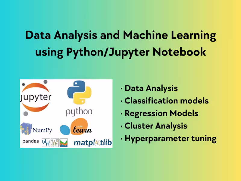 Cover image for Machine Learning using Python