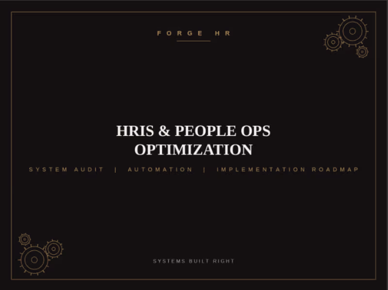 Cover image for HRIS & People Operations Optimization