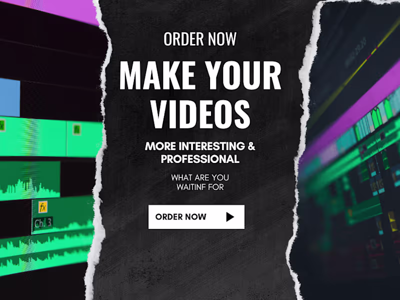 Cover image for I will edit HQ tiktok videos, instagram reels and youtube shorts