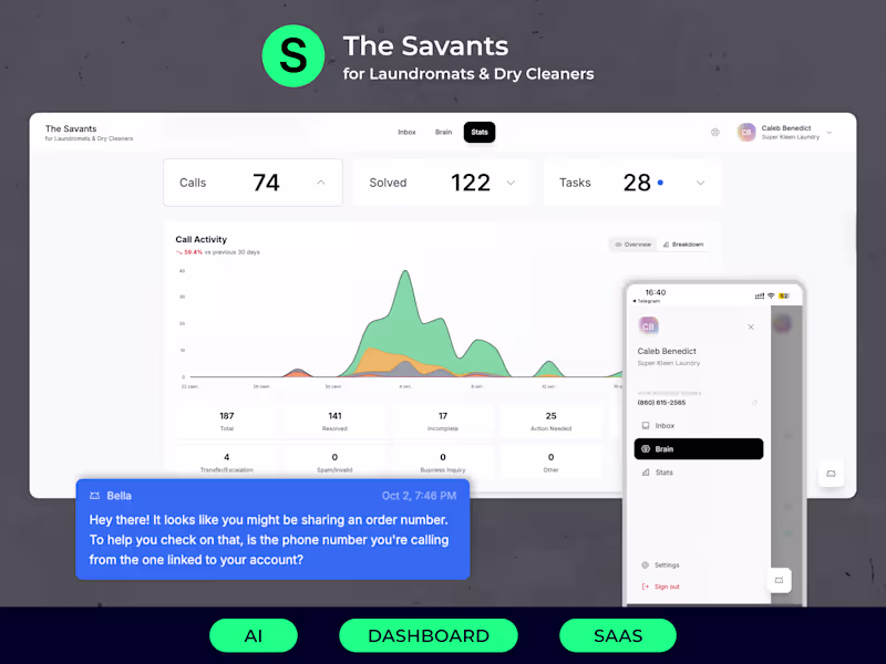 Cover image for Savants | AI Solutions | Next.js | Full-Stack