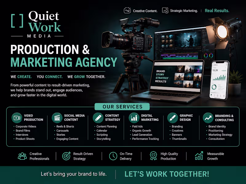 Cover image for Production Marketing / Video Editing / Motion Graphic