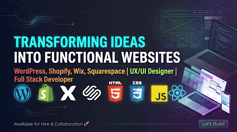 Cover image for Web Development & Graphic Design Services for Growing Brands