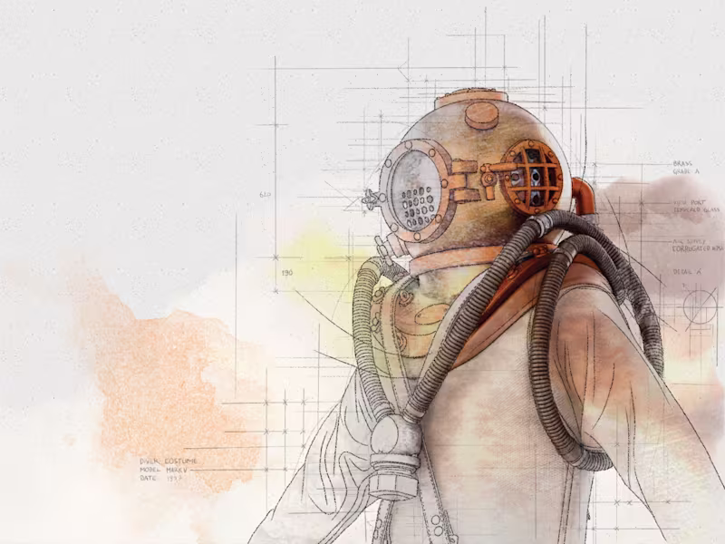 Cover image for The Deep Sea Chronicles Vintage Mark V Diving Rig