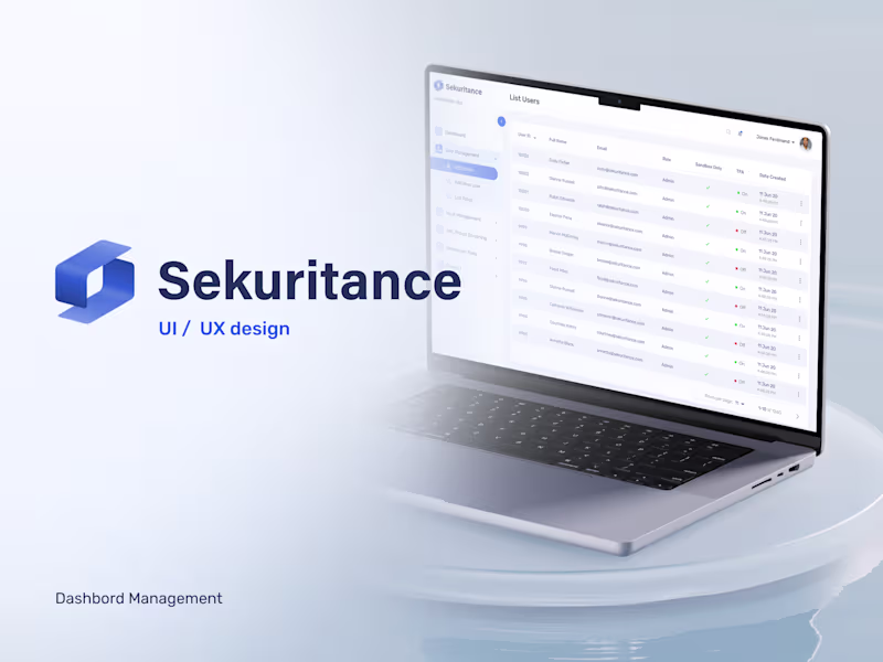 Cover image for SaaS | Web App | Redesign project for Sekuritance