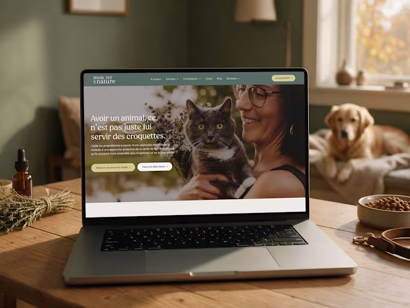 Cover image for Mon Vet Nature · Veterinary Clinic Website in Framer