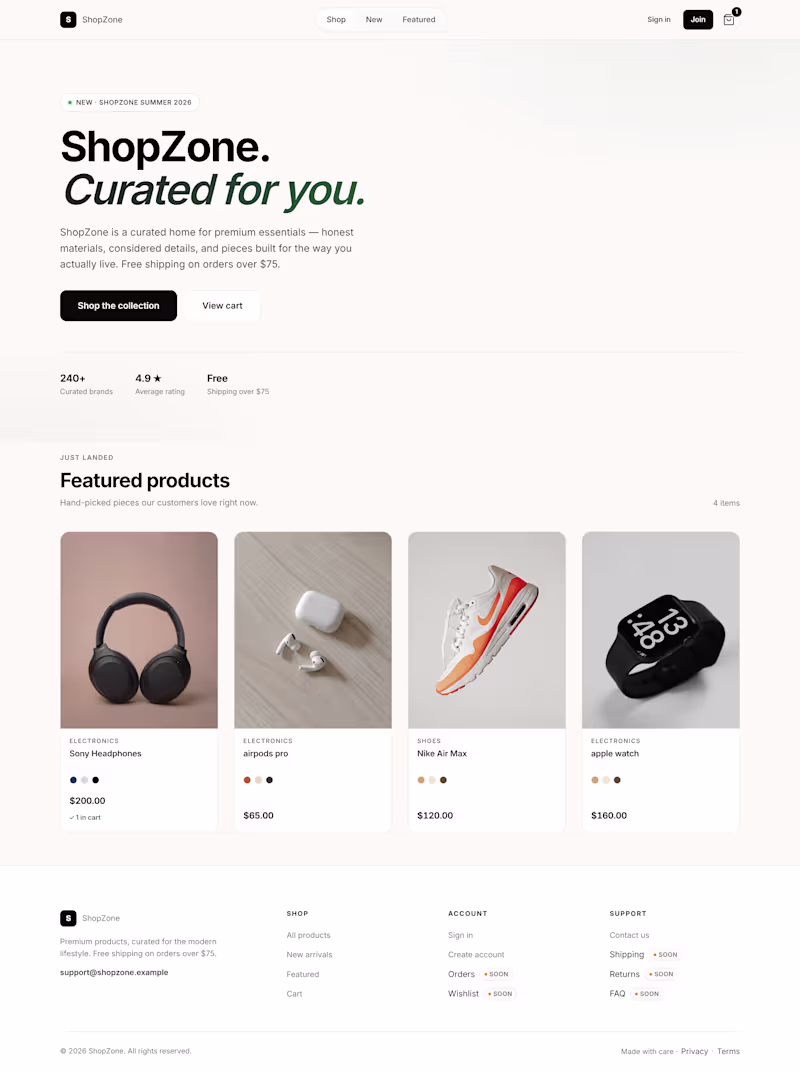 Cover image for Responsive Business Website
