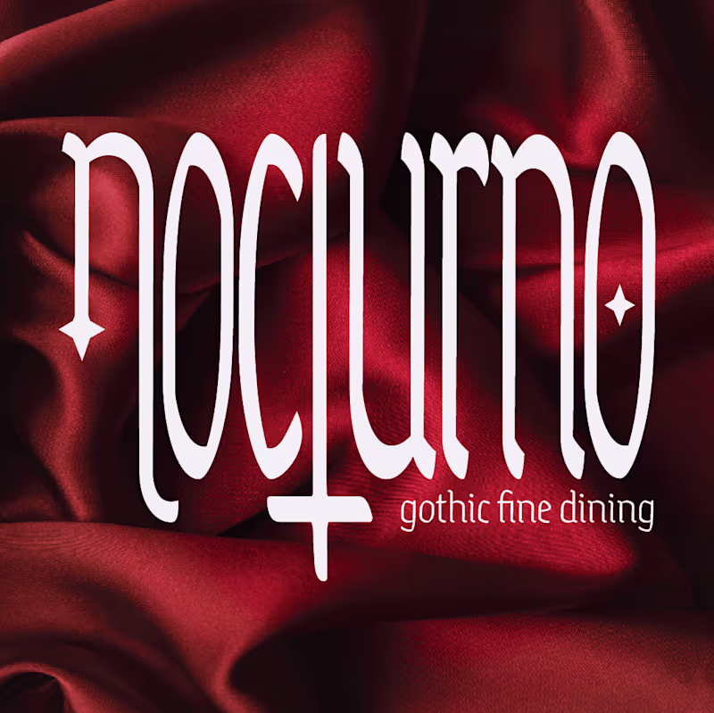 Cover image for nocturno - a gothic-themed fine dining experience