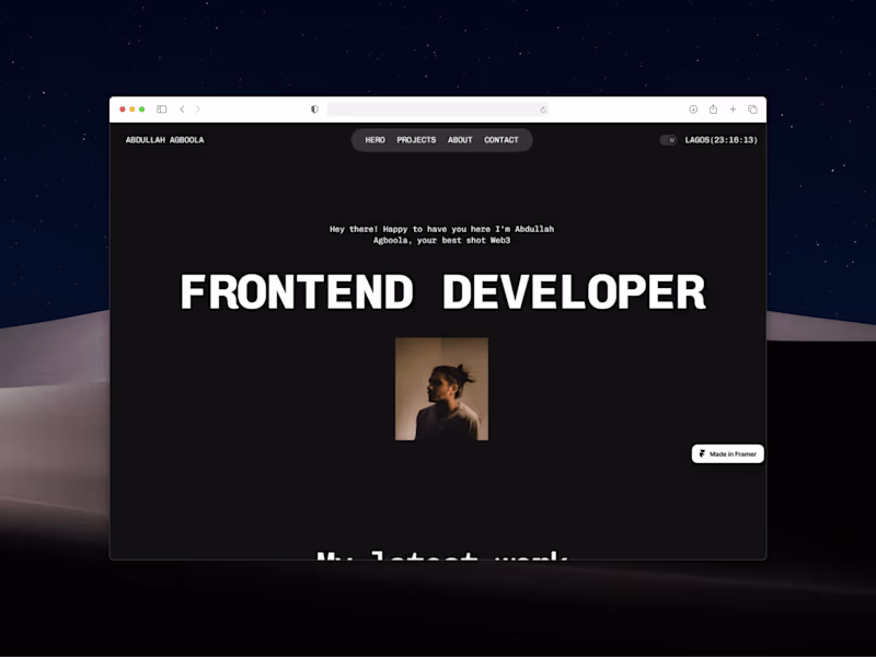 Cover image for Web3 Fullstack Developer Portfolio