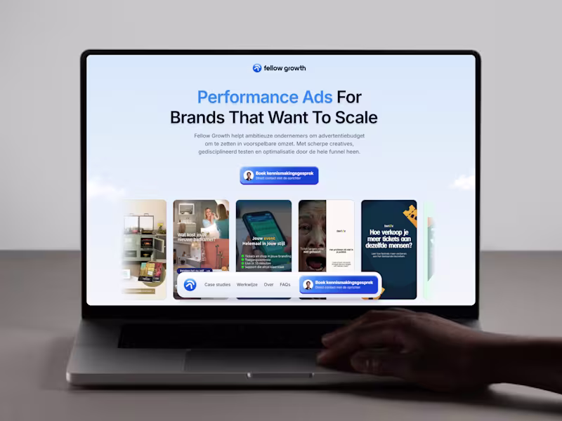 Cover image for Built this entire landing page
