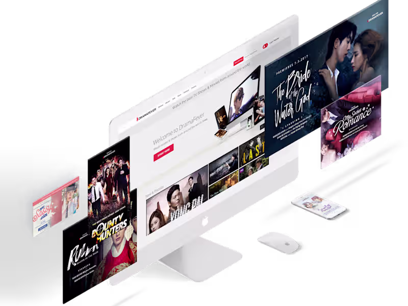 Cover image for Dramafever | Visual Design