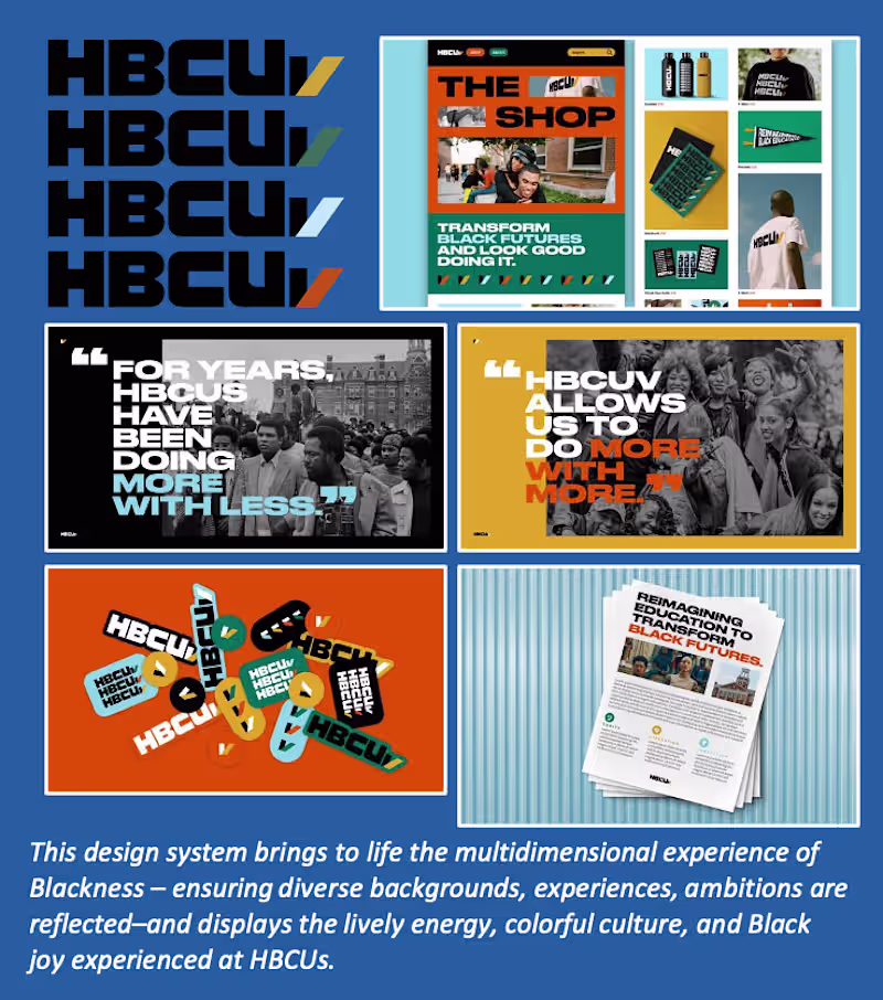 Cover image for HBCUv Visual Identity + Brand Book