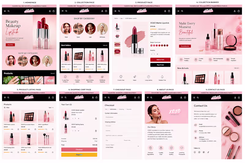 Cover image for hopify Store Design for Beauty & Cosmetics Brands