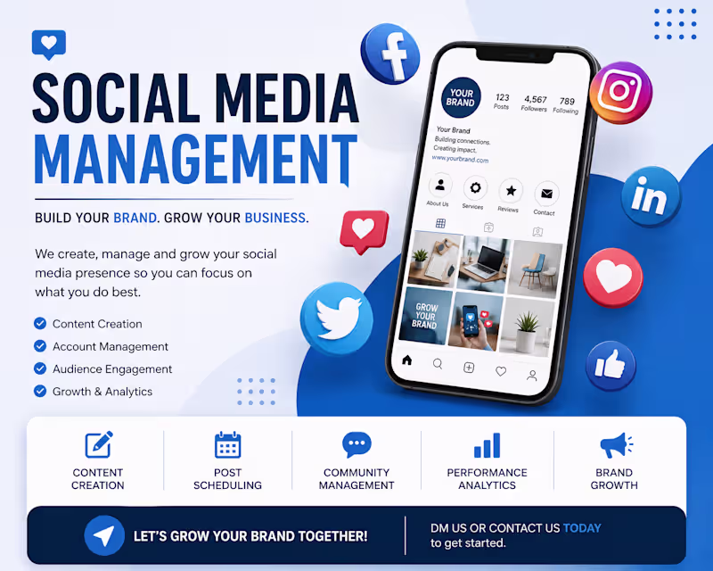 Cover image for I will promote your social media account to growth engagement 