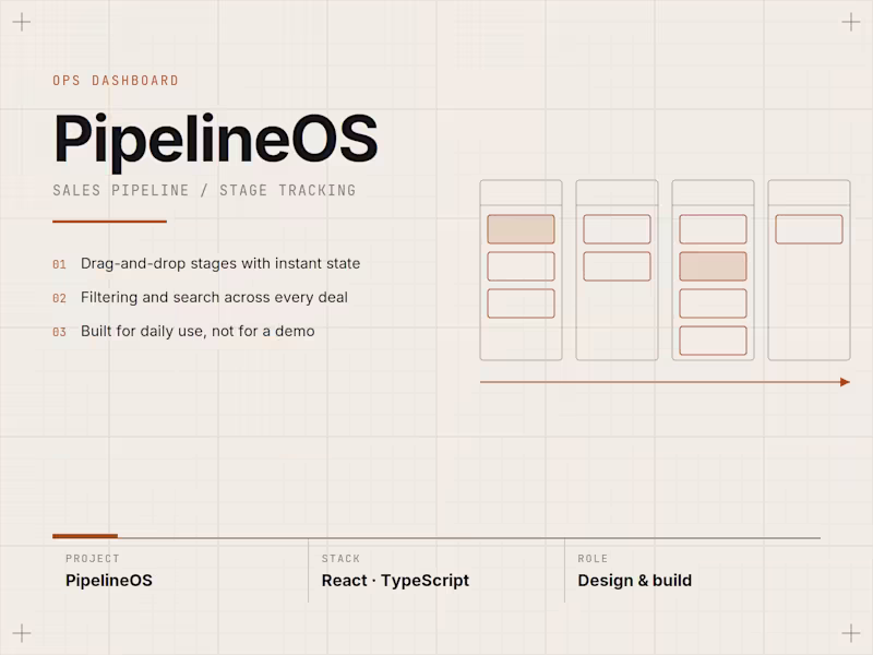 Cover image for PipelineOS - Deal Ledger