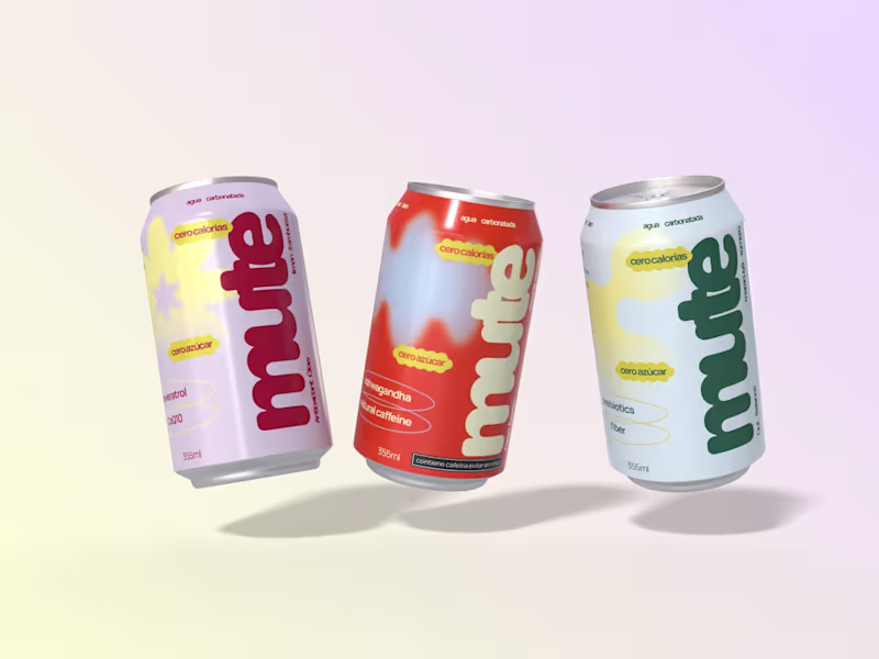 Cover image for MUTE | Branding for Functional Beverages