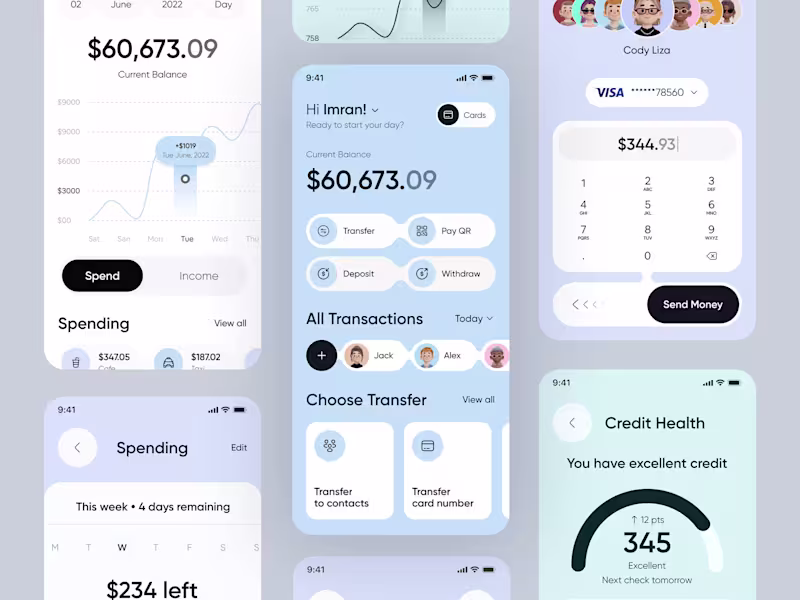 Cover image for Finance Mobile App Concept -