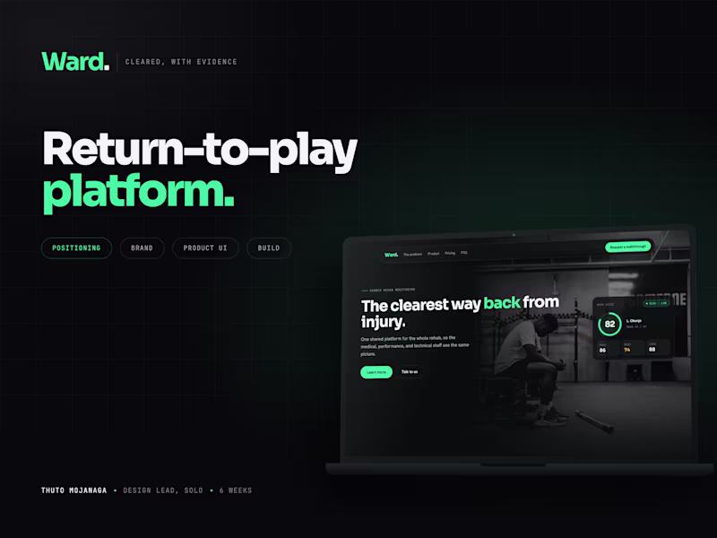 Cover image for A return-to play platform for sports rehab | Ward 🟢