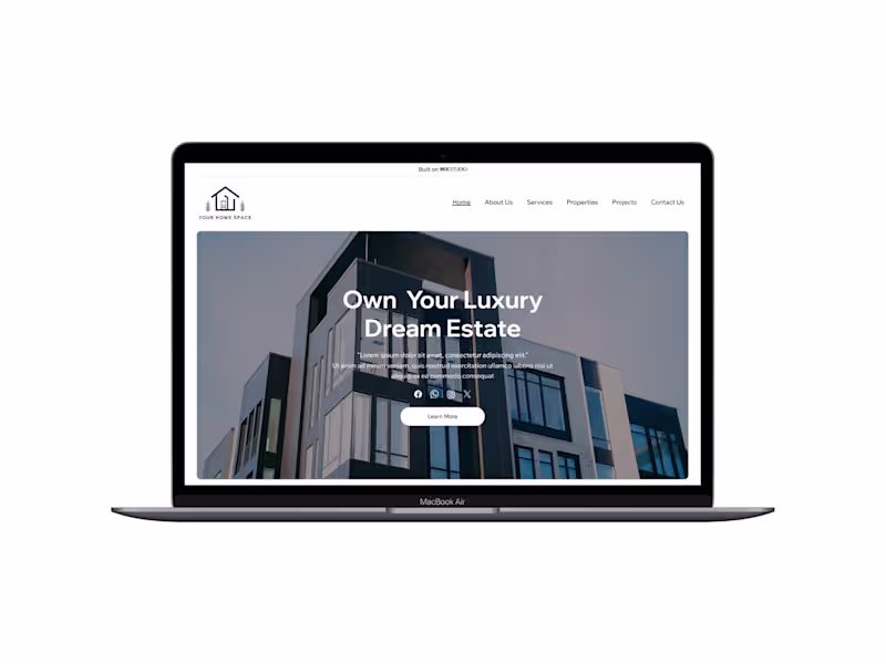 Cover image for A  Luxury Real Estate