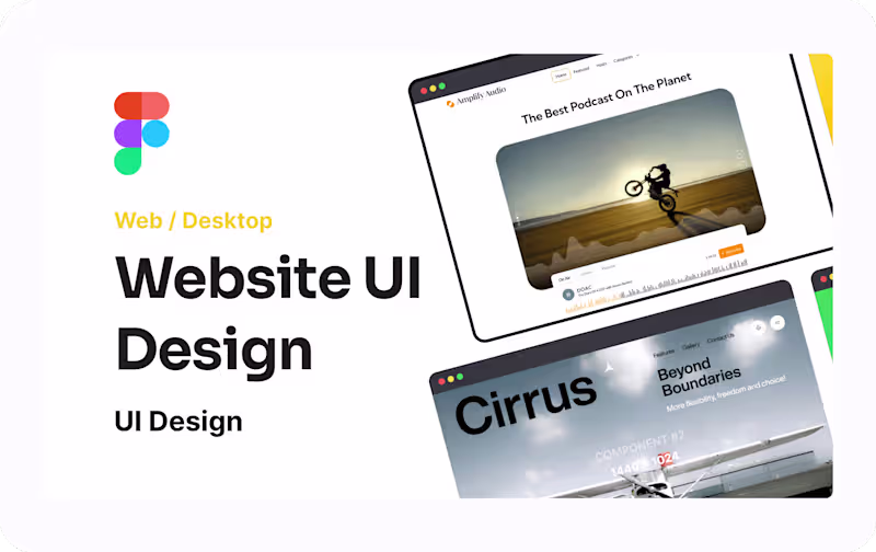 Cover image for Website UI Design Services for Exceptional Experiences