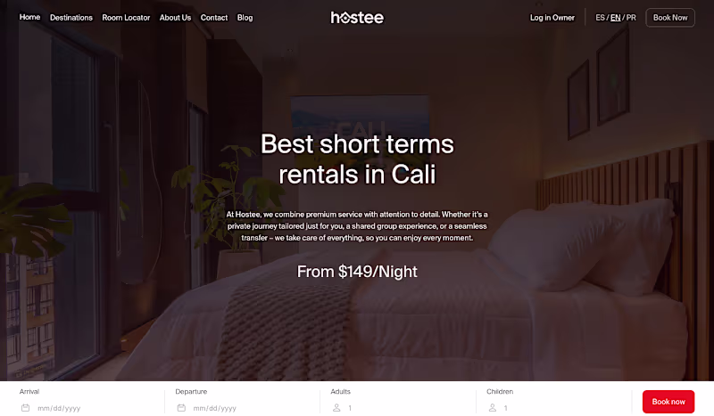 Cover image for Hostee Website Redesign and Development