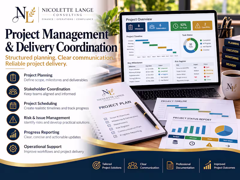 Cover image for Project Management & Delivery Coordination