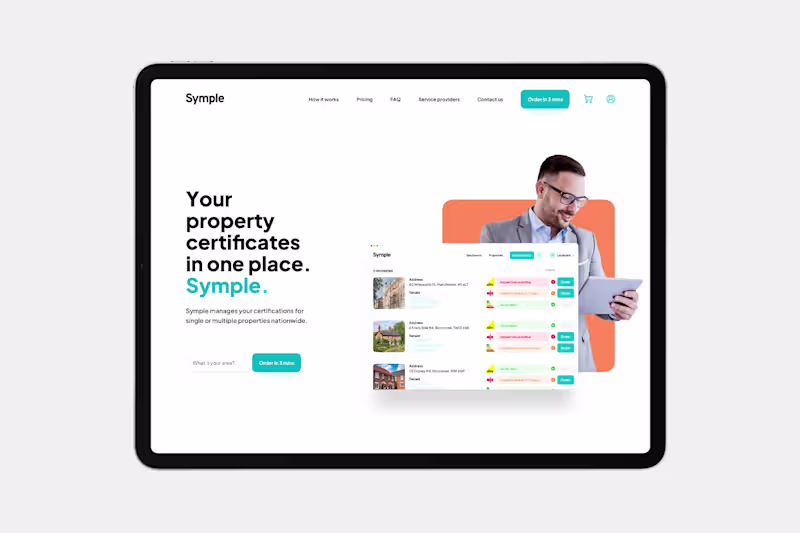 Cover image for Website Design for Symple