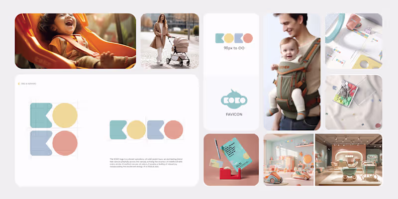 Cover image for KOKO - a Toy Brand Identity Design