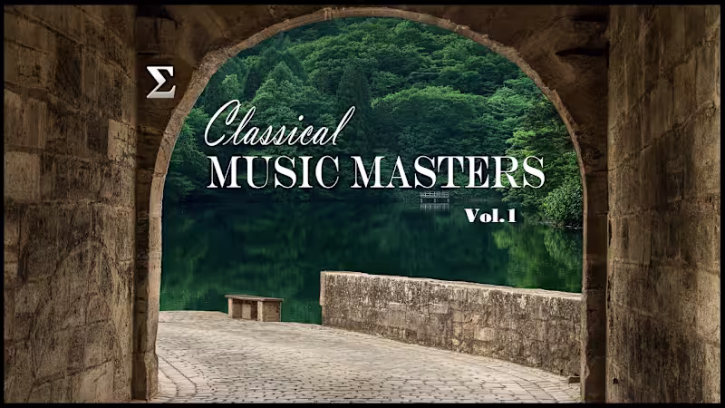 Cover image for Classical Music Masters Vol. 1 | Sonus Vitae Orchestra 🎶 - You…