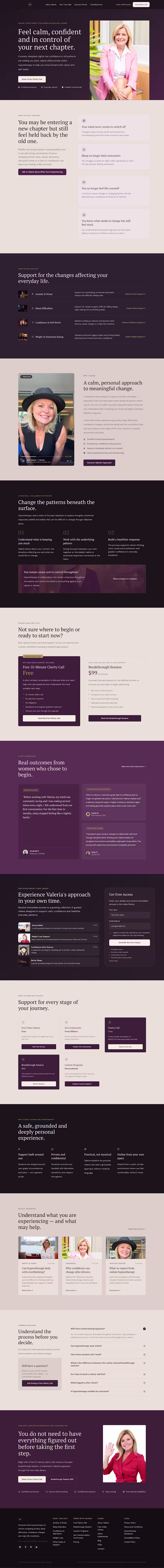 Cover image for Zen Hypnotherapy Website Redesign