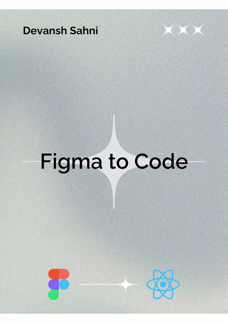 Cover image for Figma to Code | React & Next.js Development | 5 screens